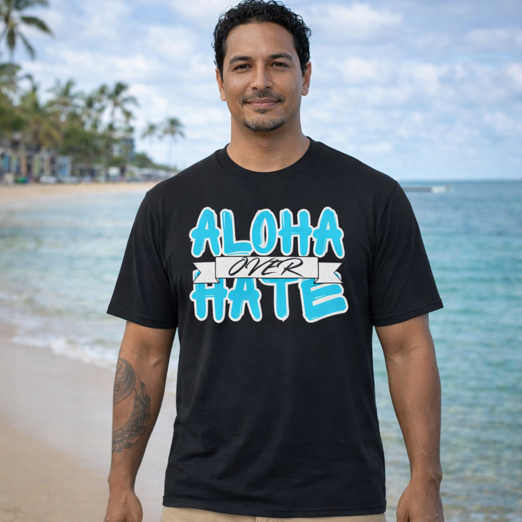 Men's Aloha Over Hate T Shirt