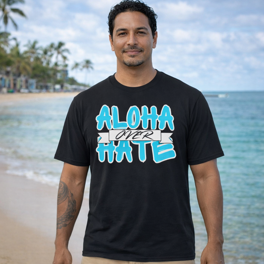 Men's Aloha Over Hate T Shirt