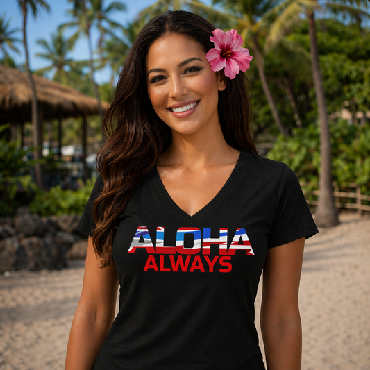 Women's Aloha Always V Neck