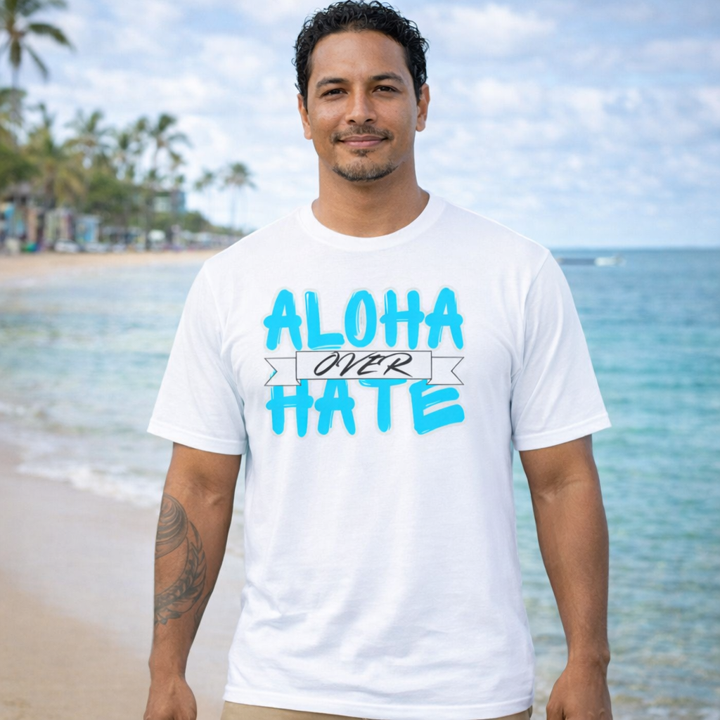 Men's Aloha Over Hate T Shirt