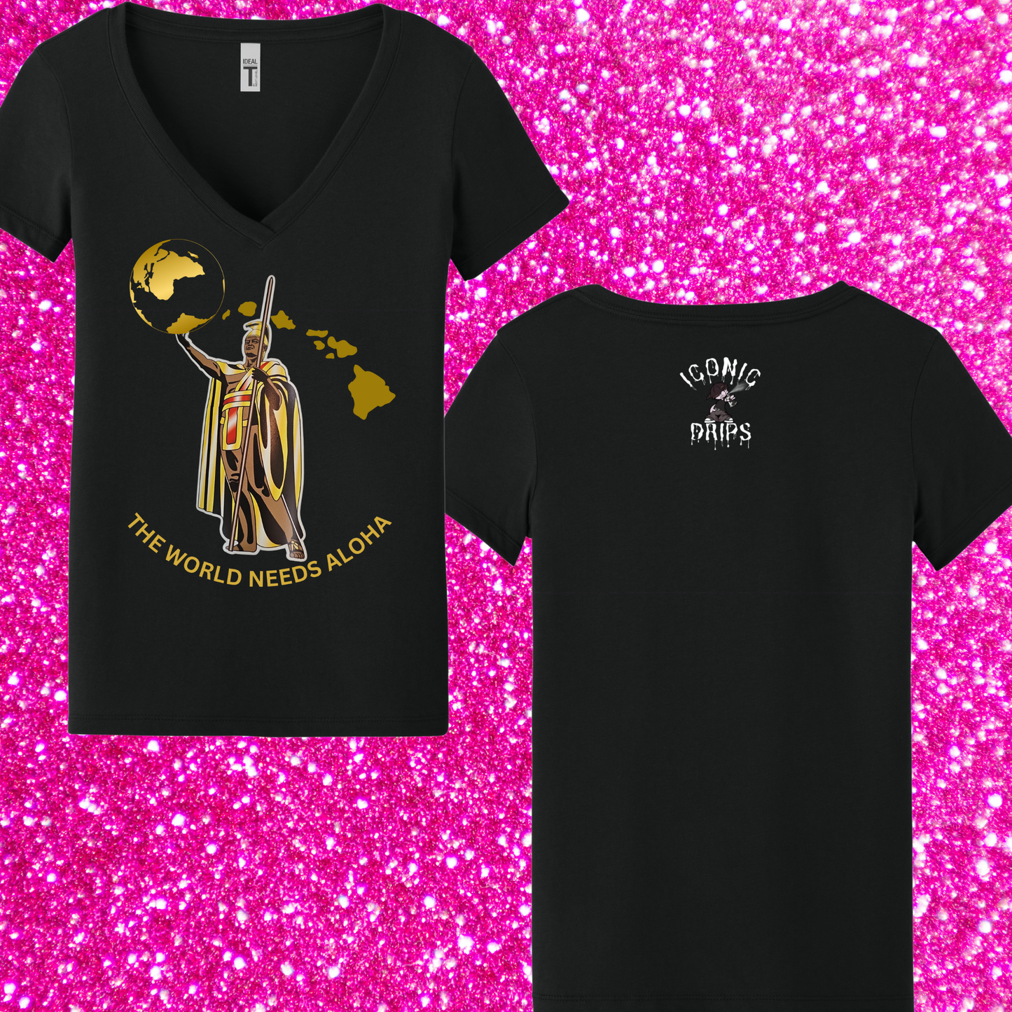 Women's King V Neck