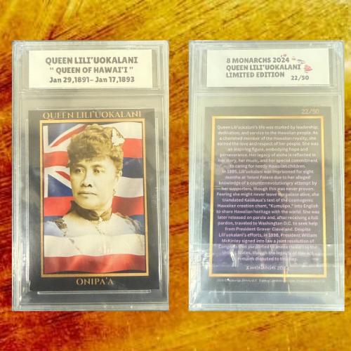 Queen Liliu'okalani Trading card